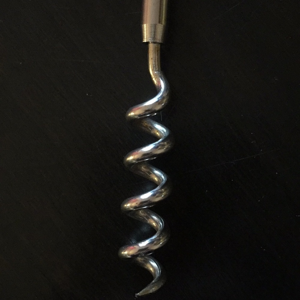 NAUTICA Silver plate corkscrew old fashioned wine - Picture 4 of 5